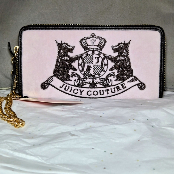 Juicy Couture Viral NWT Velvet Pink Shoulder Bag Set - Picture 8 of 11